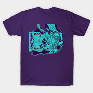 mayan pakal astronaut in alien suit ecopop T-Shirt